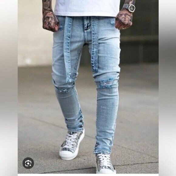 Prstge Paris mens  jeans in size 42 cardi skinny fit - Picture 8 of 11